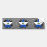El Salvador Star Bumper Sticker