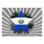 El Salvador Star Greeting Card