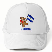 El Salvador Teddy Bear Hat by nitsupak El Salvador Teddy Bear Hat