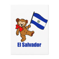 El Salvador Teddy Bear postcards