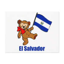 El Salvador Teddy Bear postcards