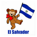 El Salvador Teddy Bear Poster posters by nitsupak El Salvador Teddy Bear Poster posters
