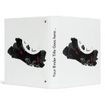 El Salvador Trendy Peace Sign with Salvadoran map Binder