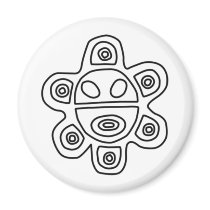 El Sol Taino magnets by sillymonkeyboy El Sol Taino magnets