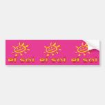 El Sol The Sun in Spanish Summer Vacation Bumper Sticker