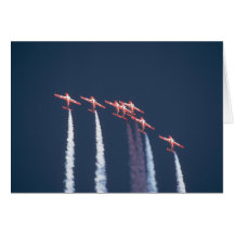 El subir de siete Snowbirds Tarjeta