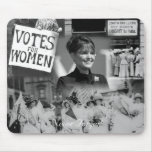 El sufragio Sarah Palin Mousepad de las mujeres Tapete De Raton
