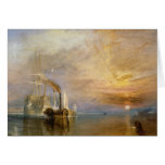 El "Temeraire que lucha" tirado Tarjetón