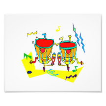 El Timpani teclea en los colores abstractos, tambo Impresiones Fotograficas