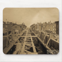 El Track & Station Construction Second Ave & 86th Mouse Pad
