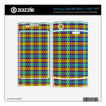El urogallo amarra la tela escocesa samsung captivate skin