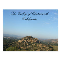 El valle de Chatsworth California tarjetas postales