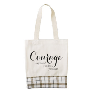 El valor es tolerancia debajo de tote de la cita bolsa tote zazzle HEART