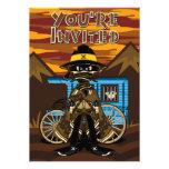 El vaquero proscrito del cráneo invita invitacion personalizada