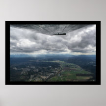 El volar sobre Washington occidental Posters