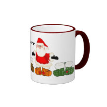 El "WHO es SU SANTA " Tazas