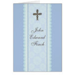 Elaborate Cross Religious Thank You Photo Card