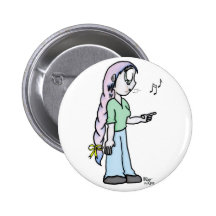 Elain copy pinback button