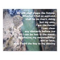Elaine Maxwell. My Will shall shape the future posters