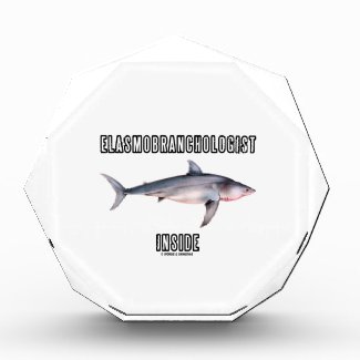 Elasmobranchologist Inside (Great White Shark) Acrylic Award