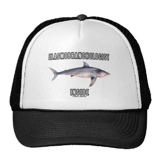 Elasmobranchologist Inside (Great White Shark) Mesh Hat