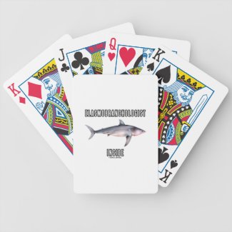 Elasmobranchologist Inside (Great White Shark) Bicycle Card Decks