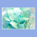 Elation, Aqua Hydrangea posters