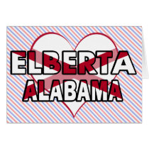 Elberta, Alabama Card