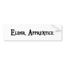 Eldar Apprentice Bumper Sticker