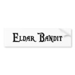 Eldar Bandit Bumper Sticker