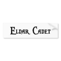 Eldar Cadet Bumper Sticker