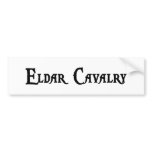Eldar Cavalry Bumper Sticker