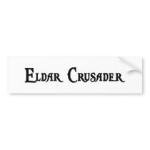 Eldar Crusader Bumper Sticker