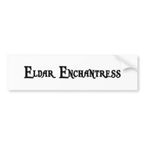 Eldar Enchantress Bumper Sticker