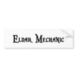 Eldar Mechanic Bumper Sticker