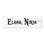 Eldar Ninja Bumper Sticker