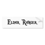 Eldar Ranger Bumper Sticker