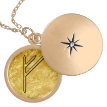 Elder Futhark Neclace "Fehu" Jewelry