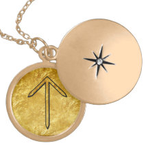 Elder Futhark Neclace "Tiwaz" Lockets