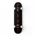 Elder Futhark Runes red