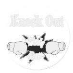 Elderly Abuse Round Stickers