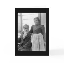 Elderly African American Couple 1900 cards