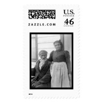 Elderly African American Couple 1900 Postage Stamp