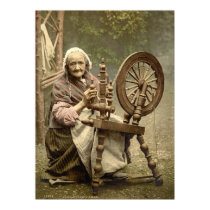 Elderly Spinner posters by beverlytazangel Elderly Spinner posters