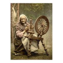 Elderly Spinner posters by Dividenda Elderly Spinner posters