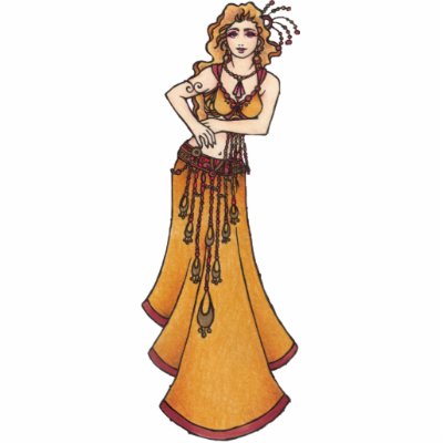 Eleanor Belly Dancer Photo Cutouts by LacyChenault