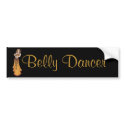 Eleanor Belly Dancer Sticker bumper stickers