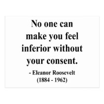 Eleanor Roosevelt Quote 1a postcards