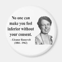 Eleanor Roosevelt Quote 1b Fridge Magnets