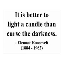 Eleanor Roosevelt Quote 3a postcards